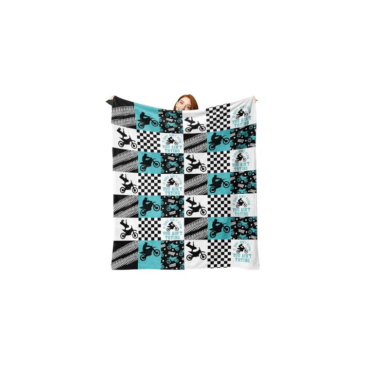 Grim Reaper Pink Horror Flannel Throw Blanket, No You Hang up First